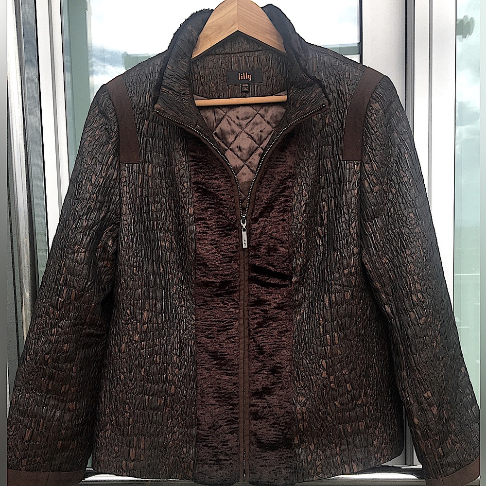 Women Full Zip Up Winter Jacket